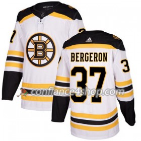 Adidas Maillot de Hockey Boston Bruins Patrice Bergeron 37 2017-2018 Blanc Authentic - Femme